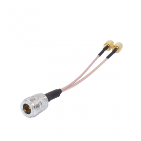 Dubbele SMA Male - Female connector voor 4G routers
